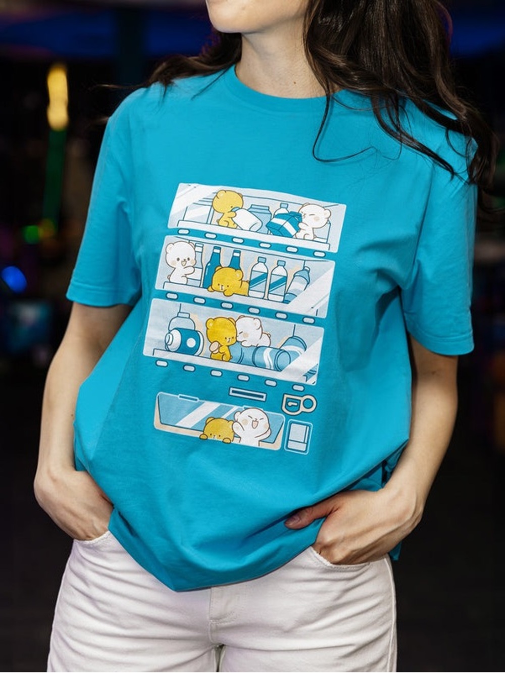 Milk Mocha Bear Vending Machine t-shirt